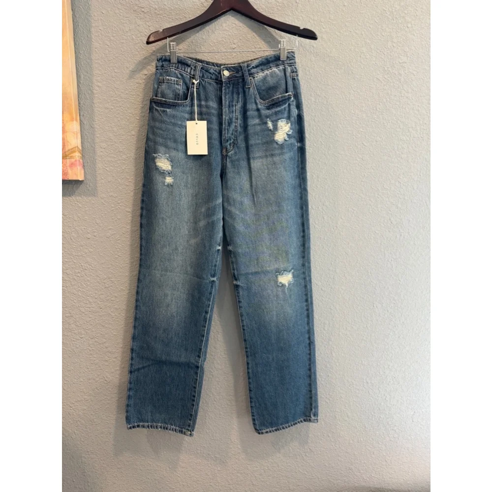 Cello High Rise Boyfriend Jeans, Sz 11, NWT - Picture 2 of 9